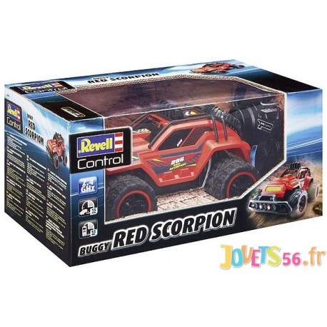 VOITURE CAR RED SCORPION RADICOCOM 2 CANAUX 2.4GHZ - Jouets56.fr - Magasin jeux et jouets dans Morbihan en Bretagne