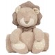 Peluche lion brun avec couverture serviette 75x95cm - jouets56.fr - magasin jeux et jouets dans morbihan en bretagne