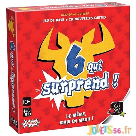 JEU SIX QUI SURPREND - Jouets56.fr - Magasin jeux et jouets dans Morbihan en Bretagne