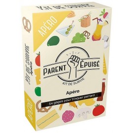 JEU APERO PARENT EPUISE KIT DE SURVIE - Jouets56.fr - Magasin jeux et jouets dans Morbihan en Bretagne