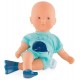 Mini bain bleu avec palmes poupon 23cm - jouets56.fr - magasin jeux et jouets dans morbihan en bretagne