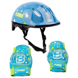 CASQUE BLEU AVEC PROTECTIONS COUDIERES GENOUILLERES GARCON - Jouets56.fr - Magasin jeux et jouets dans Morbihan en Bretagne