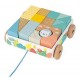 Chariot bois avec cubes a promener gamme pure - jouets56.fr - magasin jeux et jouets dans morbihan en bretagne