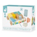 CHARIOT BOIS AVEC CUBES A PROMENER - GAMME PURE