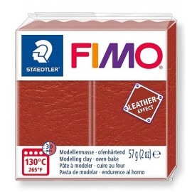 PATE FIMO 749 - EFFET CUIR ROUILLE - Jouets56.fr - Magasin jeux et jouets dans Morbihan en Bretagne