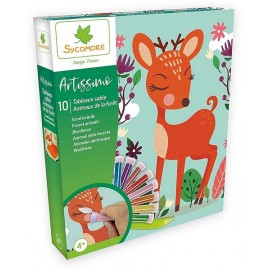 COFFRET SABLE ANIMAUX FORET ARTISSIMO 10 TABLEAUX - Jouets56.fr - Magasin jeux et jouets dans Morbihan en Bretagne