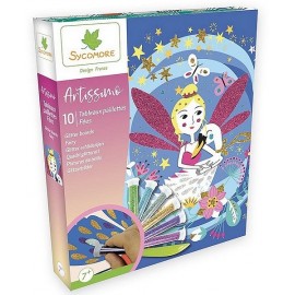 COFFRET PAILLETTES FEES ARTISSIMO 10 TABLEAUX - Jouets56.fr - Magasin jeux et jouets dans Morbihan en Bretagne