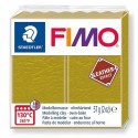 PATE FIMO 519 - EFFET CUIR OLIVE
