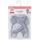 Pyjama panda party vetements poupon 30cm bb30 - jouets56.fr - magasin jeux et jouets dans morbihan en bretagne