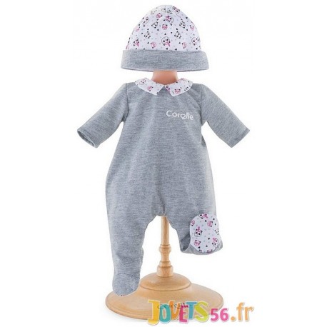 PYJAMA PANDA PARTY VETEMENTS POUPON 30CM BB30 - Jouets56.fr - Magasin jeux et jouets dans Morbihan en Bretagne