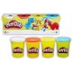 4 pots pate a modeler couleurs base play-doh asst - jouets56.fr - magasin jeux et jouets dans morbihan en bretagne