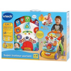 SUPER TROTTEUR 2 EN 1 ORANGE - Jouets56.fr - Magasin jeux et jouets dans Morbihan en Bretagne