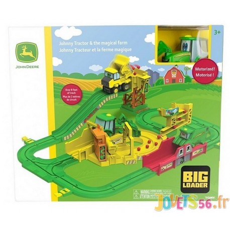 JOHNNY TRACTEUR ET LA FERME MAGIQUE CIRCUIT BIG LOADER - Jouets56.fr - Magasin jeux et jouets dans Morbihan en Bretagne