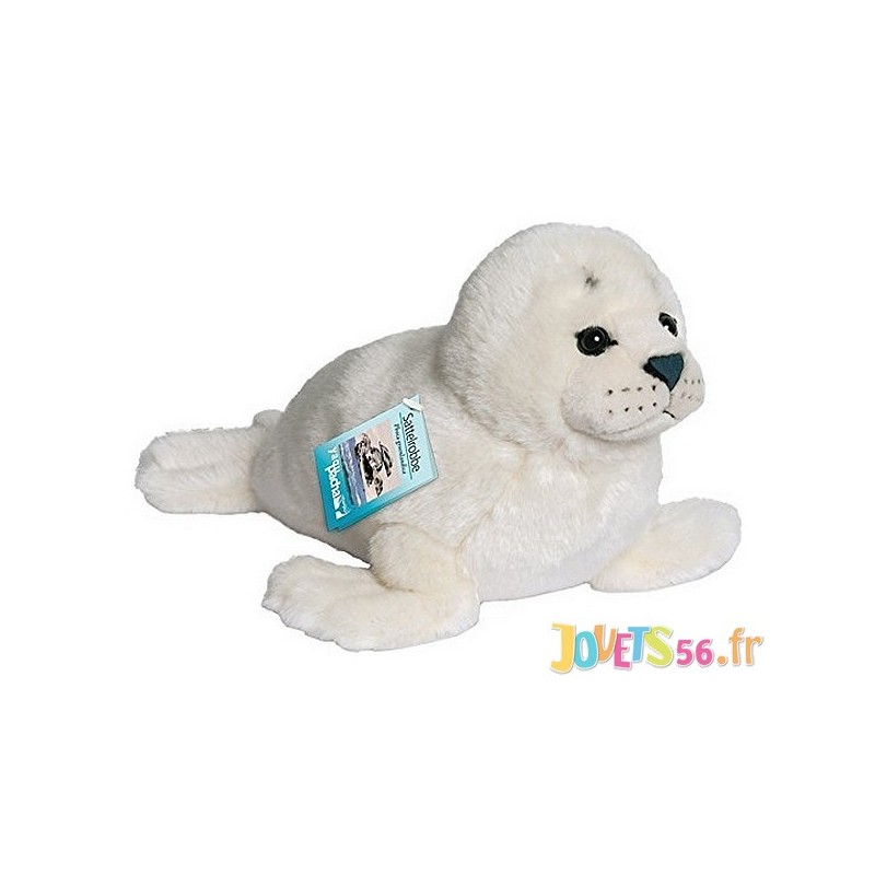 Peluche Phoque Blanc 33cm Jouets56 Fr Peluche Phoque Blanc 33cm Jouets56 Fr