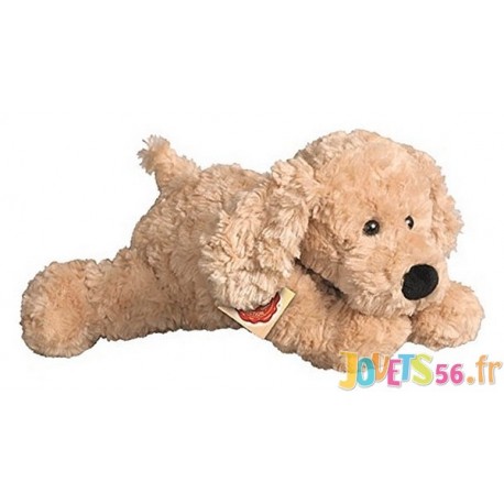 peluche chien beige