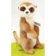 Peluche suricate marron  26cm - jouets56.fr - magasin jeux et jouets dans morbihan en bretagne