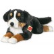 Peluche chien de montagne bouvier bernois  couche 60cm - jouets56.fr - magasin jeux et jouets dans morbihan en bretagne