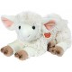 Peluche agneau blanc couche 35cm - jouets56.fr - magasin jeux et jouets dans morbihan en bretagne