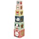 Pyramide 6 cubes bois baby forest - jouets56.fr - magasin jeux et jouets dans morbihan en bretagne