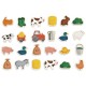 Magnets ferme 24 pieces bois - jouets56.fr - magasin jeux et jouets dans morbihan en bretagne