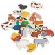 Magnets ferme 24 pieces bois - jouets56.fr - magasin jeux et jouets dans morbihan en bretagne