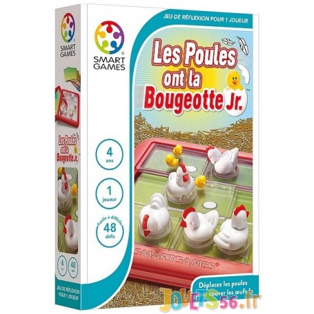 JEU LES POULES ONT LA BOUGEOTTE 3D JUNIOR - Jouets56.fr - Magasin jeux et jouets dans Morbihan en Bretagne