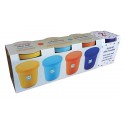 4 POTS DE PATE A MODELER NATURE