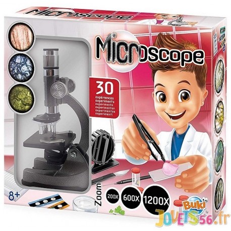 MICROSCOPE 30 EXPERIENCES - Jouets56.fr - Magasin jeux et jouets dans Morbihan en Bretagne