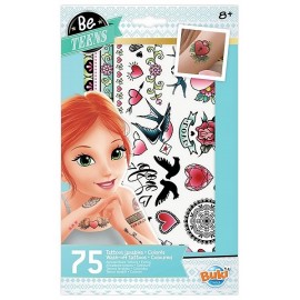 TATOUAGES COLORES LAVABLES BE TEENS - Jouets56.fr - Magasin jeux et jouets dans Morbihan en Bretagne