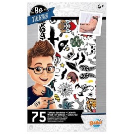 TATOUAGES COLORES LAVABLES GARCONS BE TEENS - Jouets56.fr - Magasin jeux et jouets dans Morbihan en Bretagne