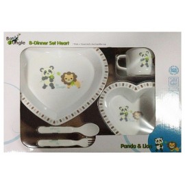 SET REPAS COMPLET FORME COEUR PANDA ET LION 5 PIECES - Jouets56.fr - Magasin jeux et jouets dans Morbihan en Bretagne SET REPAS COMPLET FORME COEUR PANDA ET LION 5 PIECES - Jouets56.fr - Magasin jeux et jouets dans Morbihan en Bretagne