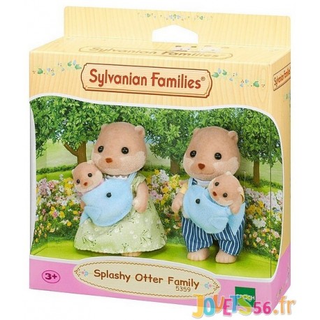 FAMILLE LOUTRE SYLVANIAN - Jouets56.fr - Magasin jeux et jouets dans Morbihan en Bretagne