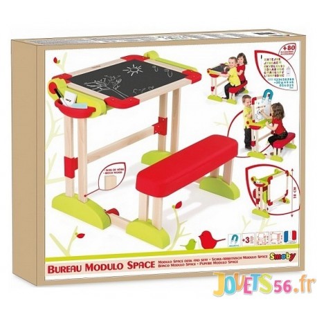Bureau Modulo Space Transformable Bois Jouets56 Fr