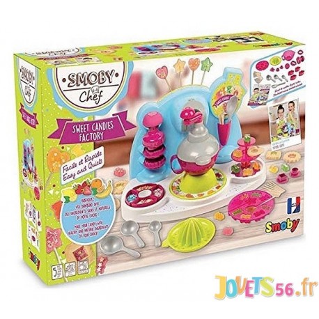 SWEET CANDIES FACTORY SMOBY CHEF - Jouets56.fr - Magasin jeux et jouets dans Morbihan en Bretagne