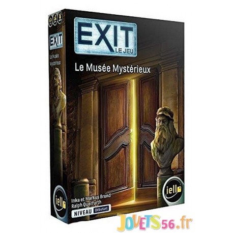 JEU EXIT LE MUSEE MYSTERIEUX ESCAPE GAME NIVEAU DEBUTANT - Jouets56.fr - Magasin jeux et jouets dans Morbihan en Bretagne