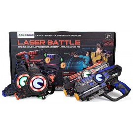 LASER BATTLE 2 PISTOLETS LASER ARMOGEAR ROUGE BLEU - Jouets56.fr - Magasin jeux et jouets dans Morbihan en Bretagne LASER BATTLE 2 PISTOLETS LASER ARMOGEAR ROUGE BLEU - Jouets56.fr - Magasin jeux et jouets dans Morbihan en Bretagne