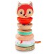 Alice pyramide a empiler bois et tissus - jouets56.fr - magasin jeux et jouets dans morbihan en bretagne