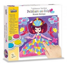 PEINTURE AU DOIGT MONDE FEERIQUE TABLEAUX FACILES - Jouets56.fr - Magasin jeux et jouets dans Morbihan en Bretagne