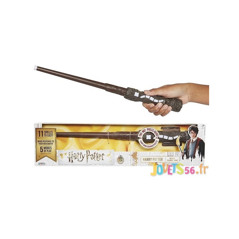 BAGUETTE MAGIQUE HARRY POTTER SONORE ET LUMINEUSE JOUETS56.fr