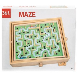 LABYRINTHE BOIS 34X28CM MAZE - Jouets56.fr - LiloJouets - Magasins jeux et jouets dans Morbihan en Bretagne