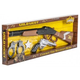 COFFRET SHERIF 2 ARMES PISTOLET ET FUSIL SONORES - Jouets56.fr - LiloJouets - Magasins jeux et jouets dans Morbihan en Bretagne