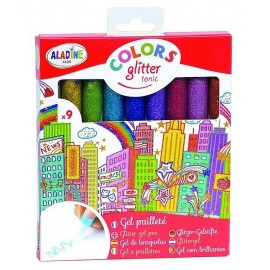 9 FEUTRES GEL PAILLETES COLORS GLITTER TONIC - Jouets56.fr - LiloJouets - Magasins jeux et jouets dans Morbihan en Bretagne