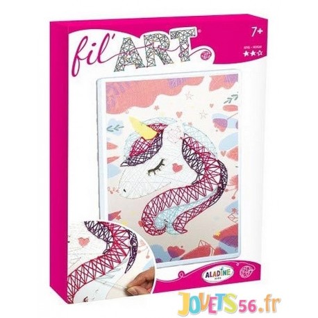 COFFRET FIL ART LICORNE - Jouets56.fr - LiloJouets - Magasins jeux et jouets dans Morbihan en Bretagne