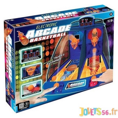 JEU D'ARCADE BASKETBALL ELECTRONIQUE - Jouets56.fr - LiloJouets - Magasins jeux et jouets dans Morbihan en Bretagne