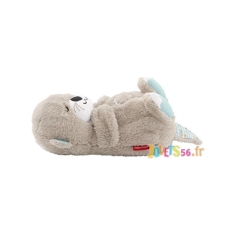 Peluche veilleuse loutre calin bonne nuit 