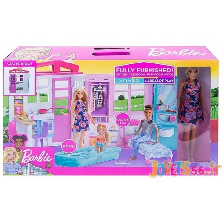 barbie avec sa maison