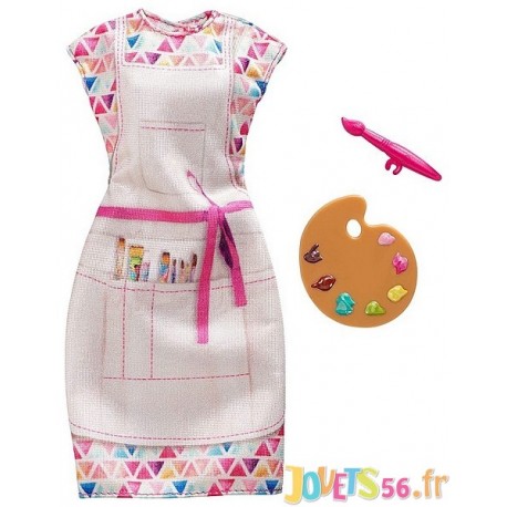 VETEMENTS BARBIE ARTISTE AVEC ACCESSOIRES - Jouets56.fr - LiloJouets - Magasins jeux et jouets dans Morbihan en Bretagne