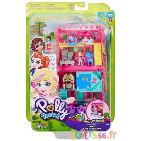 LE RESTAURANT DE POLLYVILLE POLLY POCKET MINI - Jouets56.fr - LiloJouets - Magasins jeux et jouets dans Morbihan en Bretagne