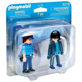 9218 PACK DUO POLICIER ET VOLEUR PLAYMOBIL  - Jouets56.fr - LiloJouets - Magasins jeux et jouets dans Morbihan en Bretagne