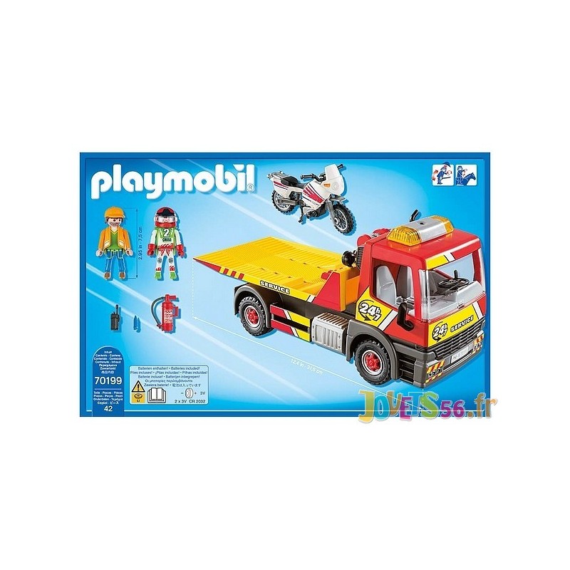 tømmerflåde rangle uophørlige 70199 camion de depannage playmobil city life - jouets56.fr